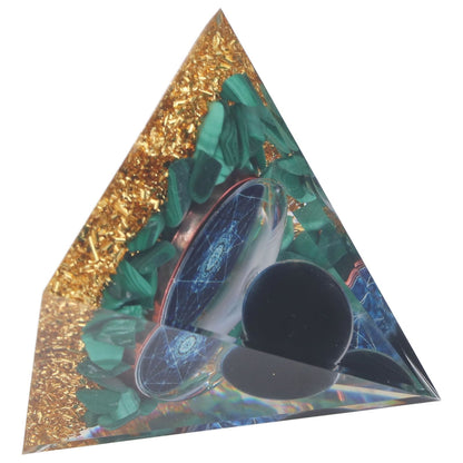 Orgone Pyramid Exquisite Healing Energized Gemstones Pyramids for Home Offices Bedroom V1294-YM0523-3115220008811