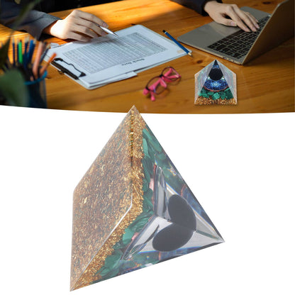 Orgone Pyramid Exquisite Healing Energized Gemstones Pyramids for Home Offices Bedroom V1294-YM0523-3115220008811