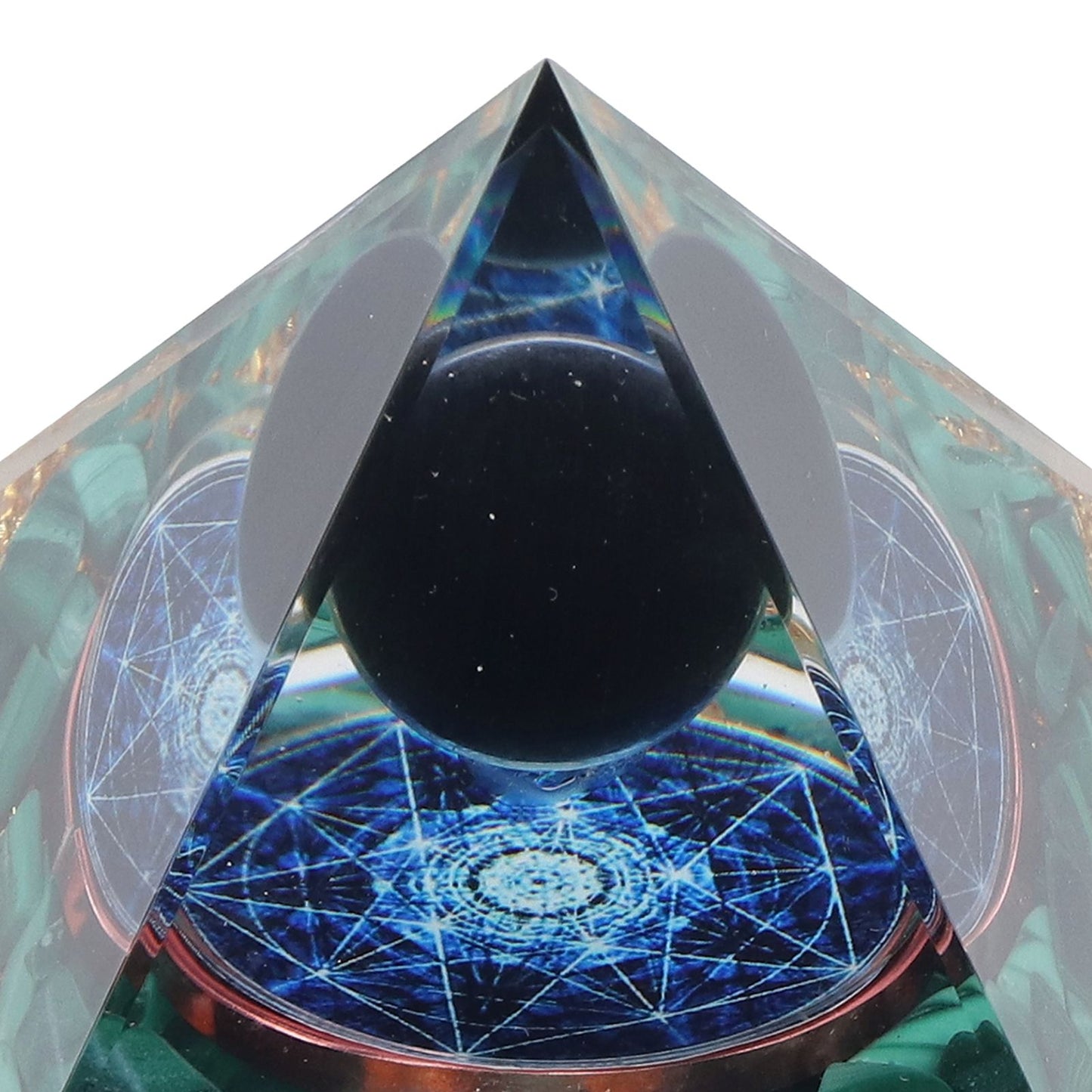 Orgone Pyramid Exquisite Healing Energized Gemstones Pyramids for Home Offices Bedroom V1294-YM0523-3115220008811