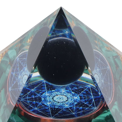 Orgone Pyramid Exquisite Healing Energized Gemstones Pyramids for Home Offices Bedroom V1294-YM0523-3115220008811