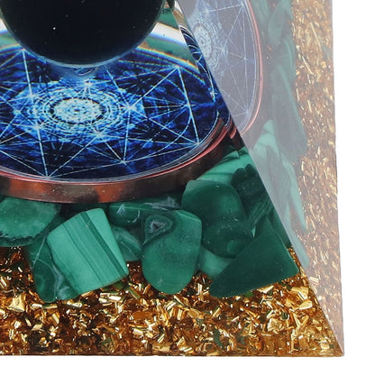 Orgone Pyramid Exquisite Healing Energized Gemstones Pyramids for Home Offices Bedroom V1294-YM0523-3115220008811
