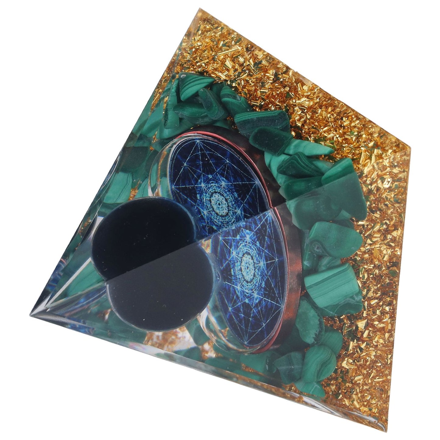 Orgone Pyramid Exquisite Healing Energized Gemstones Pyramids for Home Offices Bedroom V1294-YM0523-3115220008811