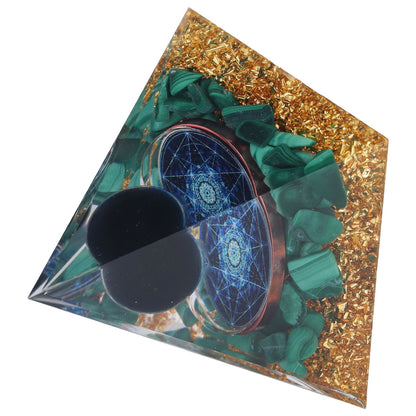 Orgone Pyramid Exquisite Healing Energized Gemstones Pyramids for Home Offices Bedroom V1294-YM0523-3115220008811
