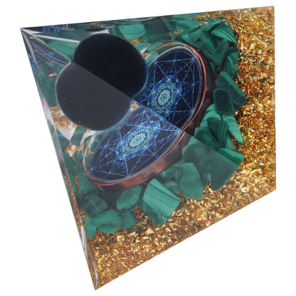 Orgone Pyramid Exquisite Healing Energized Gemstones Pyramids for Home Offices Bedroom V1294-YM0523-3115220008811