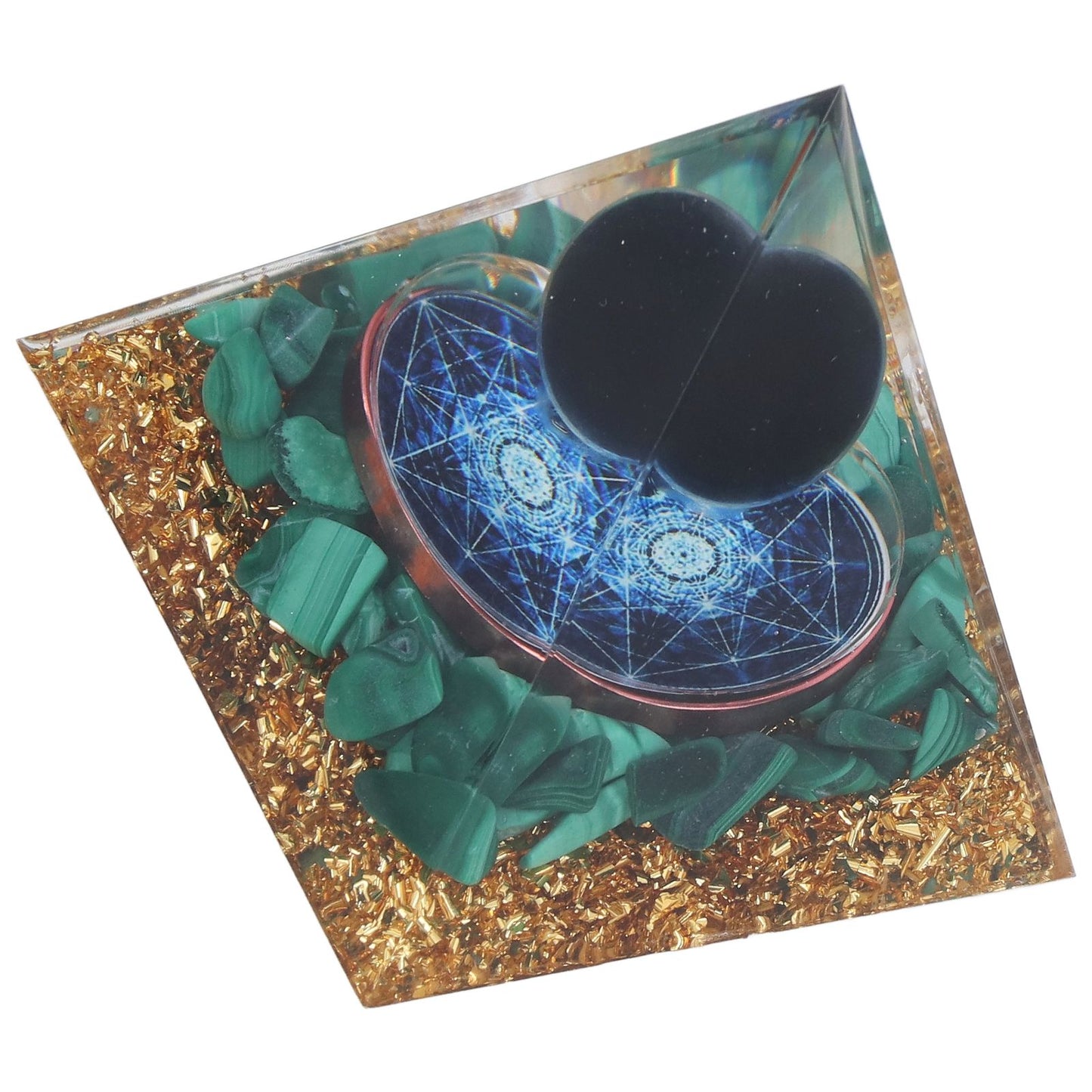 Orgone Pyramid Exquisite Healing Energized Gemstones Pyramids for Home Offices Bedroom V1294-YM0523-3115220008811