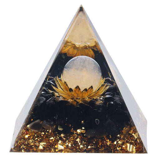 Orgone Healing Pyramid Energy Balancing Positive Power Stone Pyramid Decoration for Meditation Bedroom Office V1294-YM0523-3115220008911