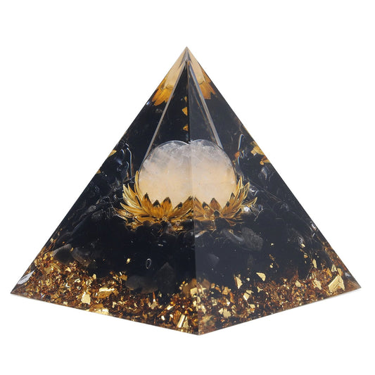 Orgone Healing Pyramid Energy Balancing Positive Power Stone Pyramid Decoration for Meditation Bedroom Office V1294-YM0523-3115220008911