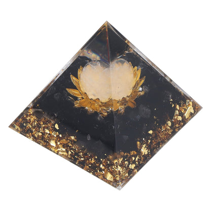 Orgone Healing Pyramid Energy Balancing Positive Power Stone Pyramid Decoration for Meditation Bedroom Office V1294-YM0523-3115220008911