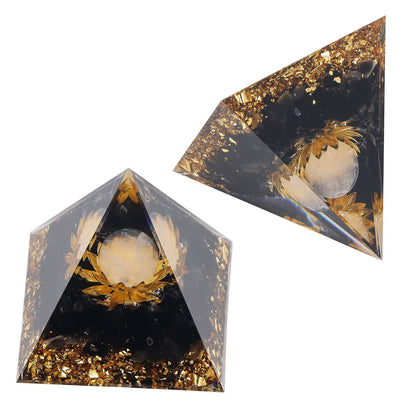 Orgone Healing Pyramid Energy Balancing Positive Power Stone Pyramid Decoration for Meditation Bedroom Office V1294-YM0523-3115220008911