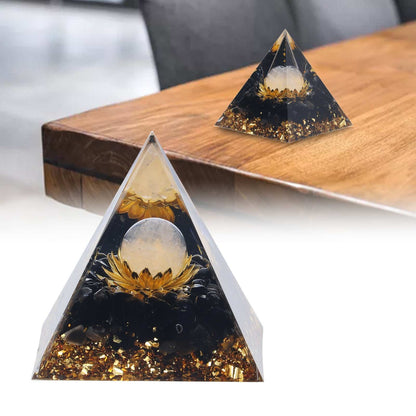 Orgone Healing Pyramid Energy Balancing Positive Power Stone Pyramid Decoration for Meditation Bedroom Office V1294-YM0523-3115220008911