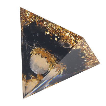 Orgone Healing Pyramid Energy Balancing Positive Power Stone Pyramid Decoration for Meditation Bedroom Office V1294-YM0523-3115220008911