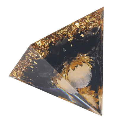 Orgone Healing Pyramid Energy Balancing Positive Power Stone Pyramid Decoration for Meditation Bedroom Office V1294-YM0523-3115220008911