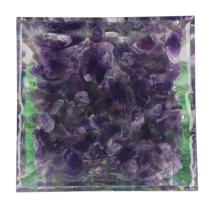 Crystal Pyramid Orgone Pyramid Home Handicraft Ornaments for Energy Healing Calmness V1294-YM0523-3115220009011