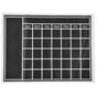 Blackboard Wall Sticker 45x60cm Removable Self Adhesive Waterproof PVC Chalkboard Calendar with Matte Texture V1294-YM0523-3115220010011