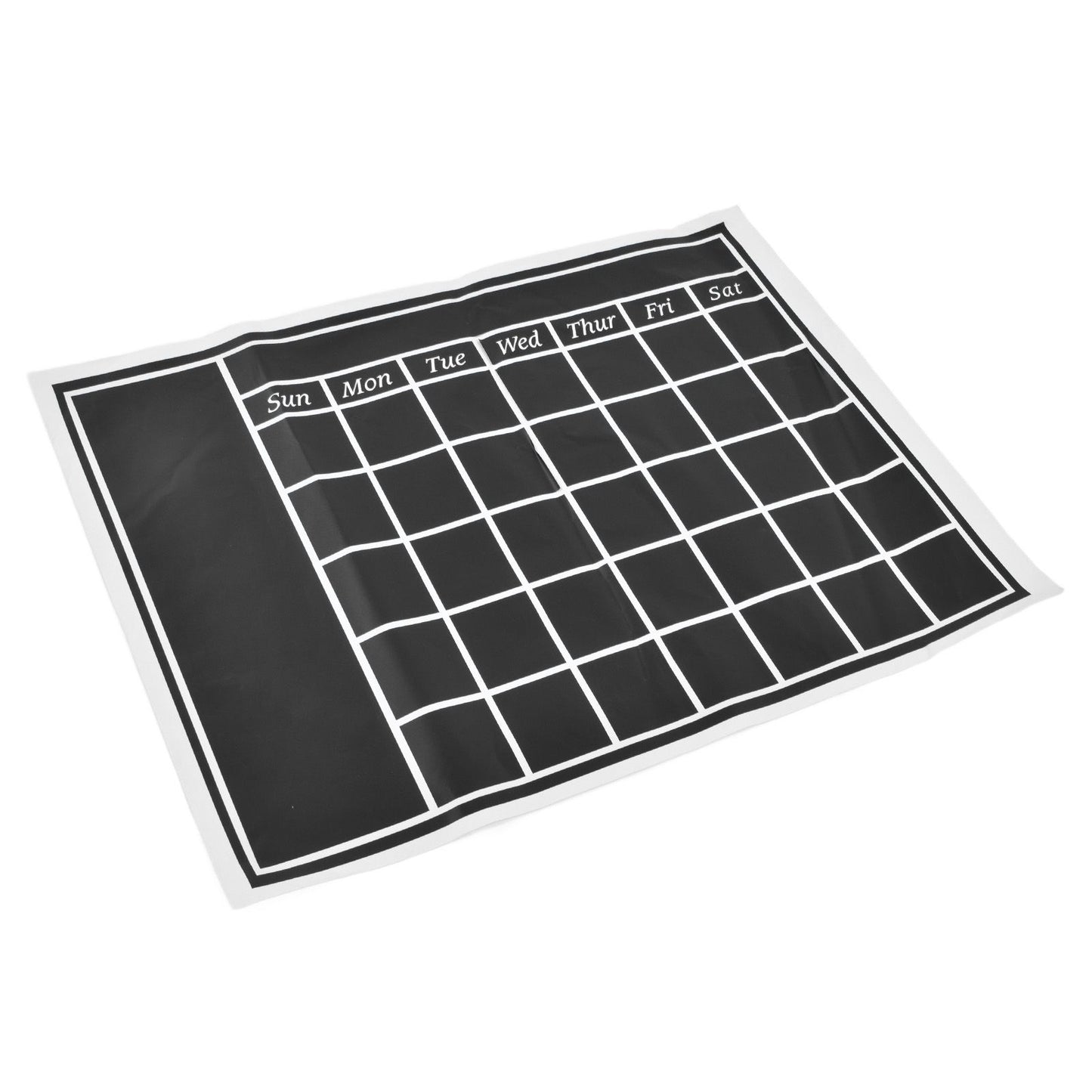 Blackboard Wall Sticker 45x60cm Removable Self Adhesive Waterproof PVC Chalkboard Calendar with Matte Texture V1294-YM0523-3115220010011