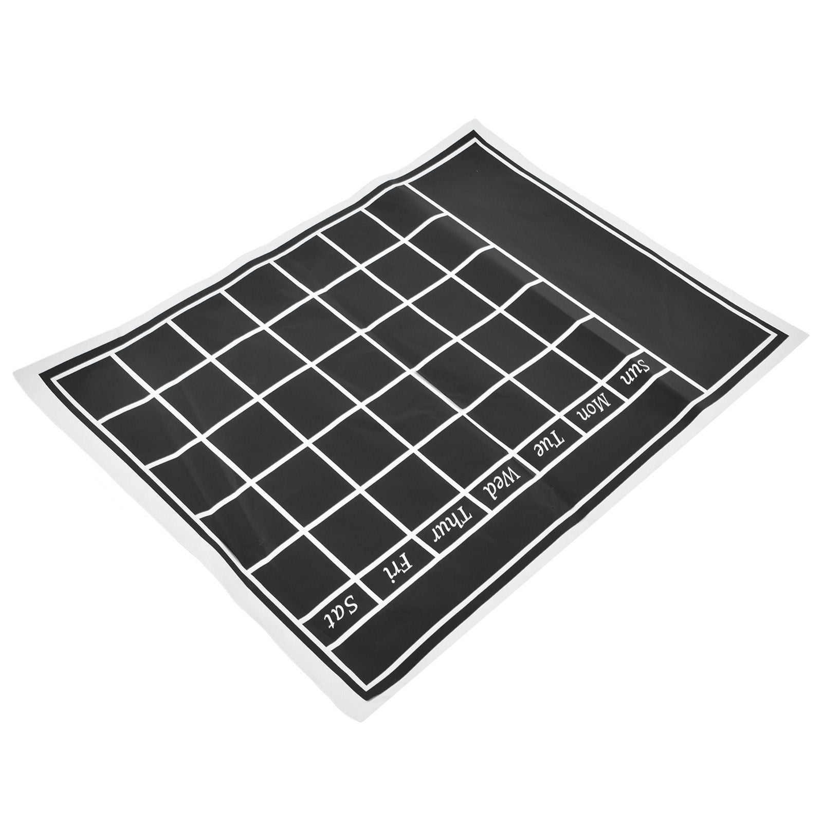 Blackboard Wall Sticker 45x60cm Removable Self Adhesive Waterproof PVC Chalkboard Calendar with Matte Texture V1294-YM0523-3115220010011