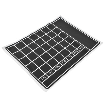 Blackboard Wall Sticker 45x60cm Removable Self Adhesive Waterproof PVC Chalkboard Calendar with Matte Texture V1294-YM0523-3115220010011