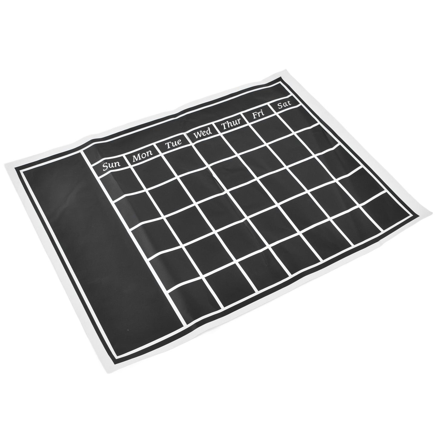 Blackboard Wall Sticker 45x60cm Removable Self Adhesive Waterproof PVC Chalkboard Calendar with Matte Texture V1294-YM0523-3115220010011