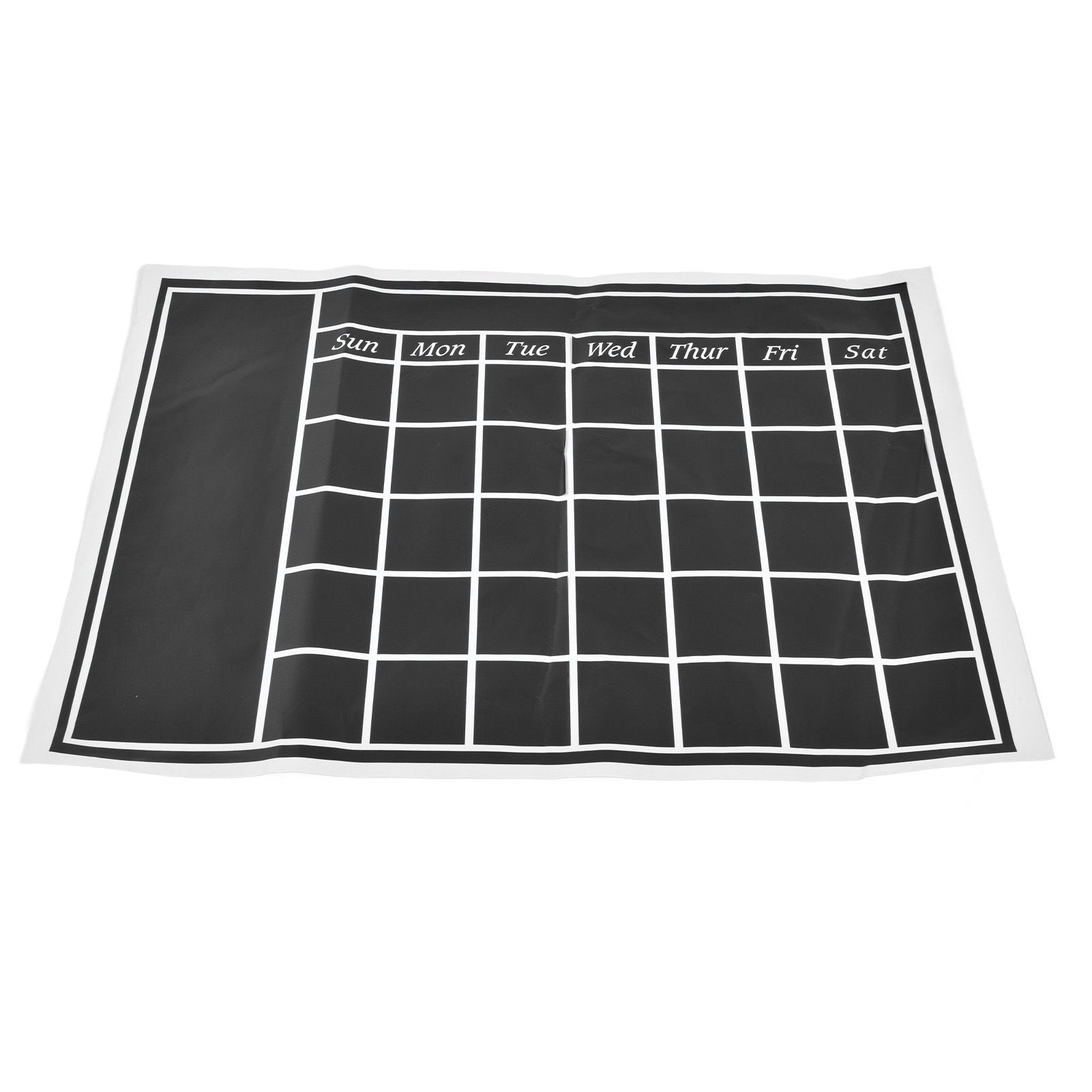 Blackboard Wall Sticker 45x60cm Removable Self Adhesive Waterproof PVC Chalkboard Calendar with Matte Texture V1294-YM0523-3115220010011
