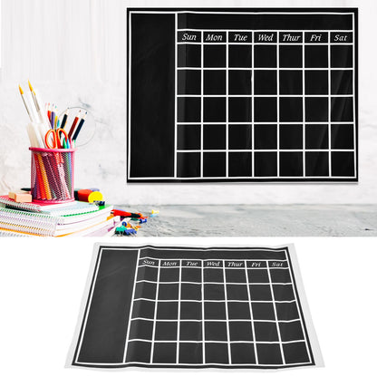 Blackboard Wall Sticker 45x60cm Removable Self Adhesive Waterproof PVC Chalkboard Calendar with Matte Texture V1294-YM0523-3115220010011