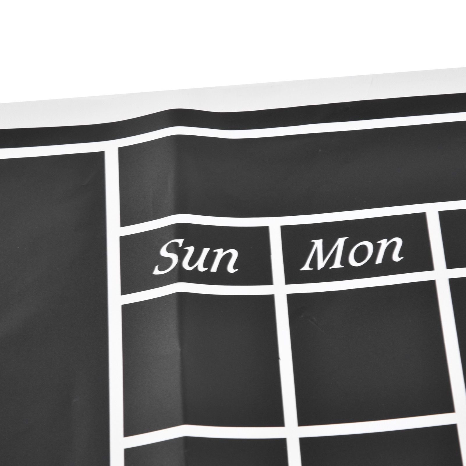Blackboard Wall Sticker 45x60cm Removable Self Adhesive Waterproof PVC Chalkboard Calendar with Matte Texture V1294-YM0523-3115220010011