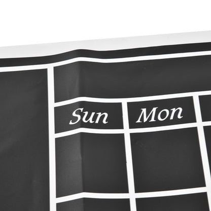 Blackboard Wall Sticker 45x60cm Removable Self Adhesive Waterproof PVC Chalkboard Calendar with Matte Texture V1294-YM0523-3115220010011