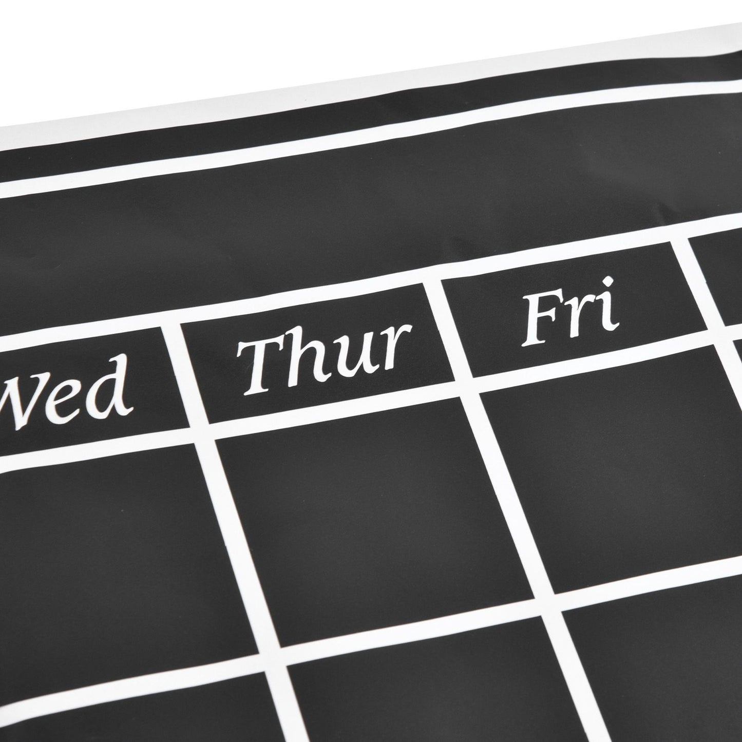 Blackboard Wall Sticker 45x60cm Removable Self Adhesive Waterproof PVC Chalkboard Calendar with Matte Texture V1294-YM0523-3115220010011
