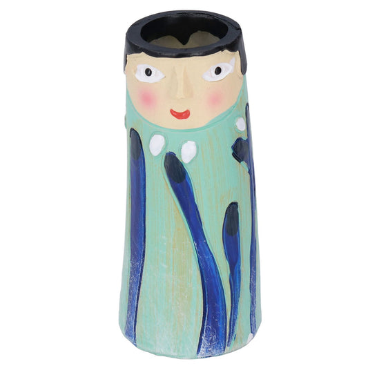 Vase Resin Ornament Exquisite Odorless Handicraft Vase Ornament for Home Offices Living Room01 V1294-YM0523-3115220010411