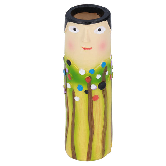 Vase Resin Ornament Exquisite Odorless Handicraft Vase Ornament for Home Offices Living Room02 V1294-YM0523-3115220010412