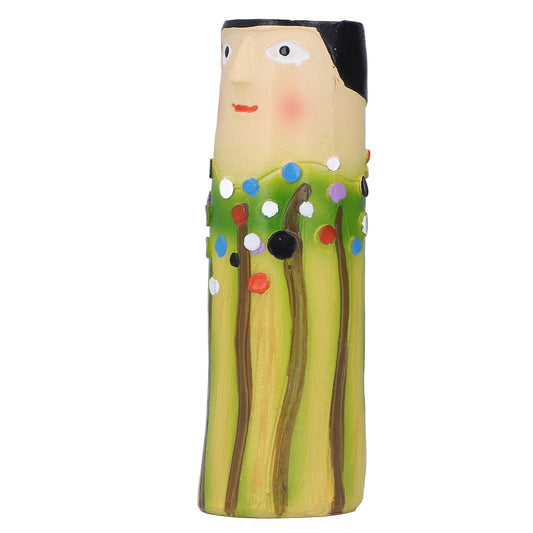 Vase Resin Ornament Exquisite Odorless Handicraft Vase Ornament for Home Offices Living Room02 V1294-YM0523-3115220010412