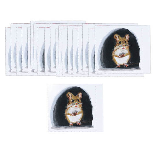 20PCS Mouse Hole Wall Stickers Realistic Cartoon Cute for Skirting Boards Furnitures Kitchen Home DecorType 1 V1294-YM0523-3115220012011