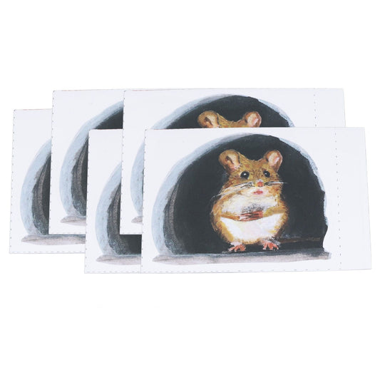20PCS Mouse Hole Wall Stickers Realistic Cartoon Cute for Skirting Boards Furnitures Kitchen Home DecorType 1 V1294-YM0523-3115220012011