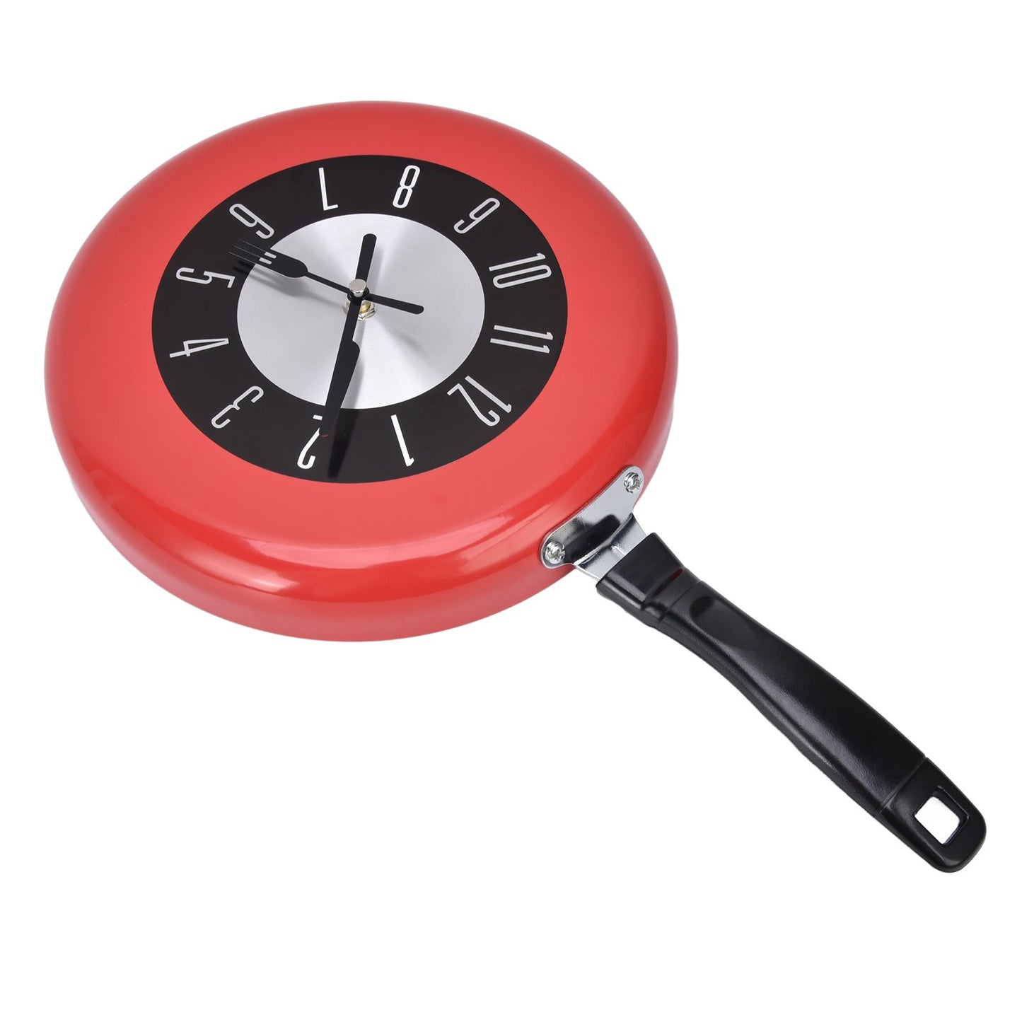 Frying Pan Wall Clock Aluminum Kitchen Pot Decorative Hanging Clocks for Dining Room Bars V1294-YM0523-3115220013511