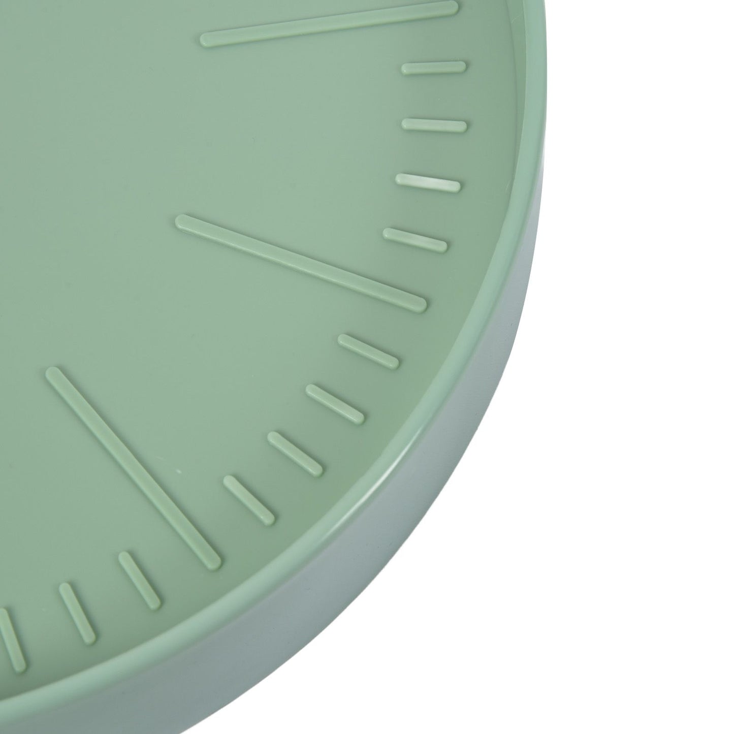 Mute Quartz Clock Wall Watch Minimalist Modern Plastic Wall Clock for Living Room BedroomGreen V1294-YM0523-3115220015812