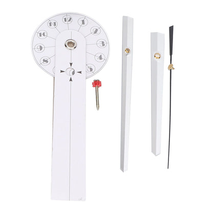 Frameless Wall Clock Deer Head 3D Effect Self Adhesive DIY Clock with Silent Movement for Living Room Bedroom V1294-YM0523-3115220016511