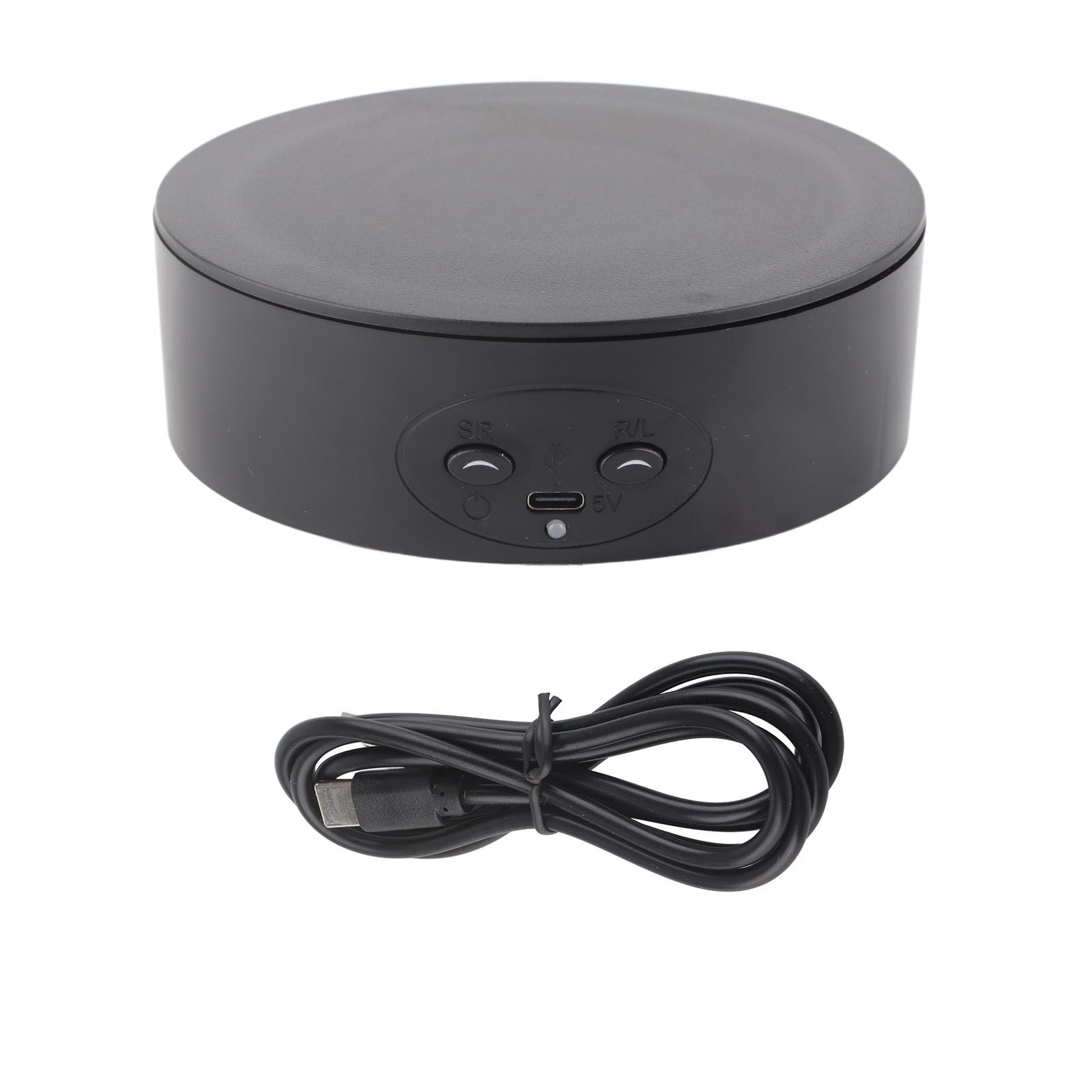 360 Degree Rotating Display Stand Maximum Load 6.6lb Electric Rotating Turntable for Wine Bottles Cosmetics V1294-YM0523-3115220017411