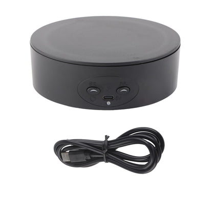 360 Degree Rotating Display Stand Maximum Load 6.6lb Electric Rotating Turntable for Wine Bottles Cosmetics V1294-YM0523-3115220017411