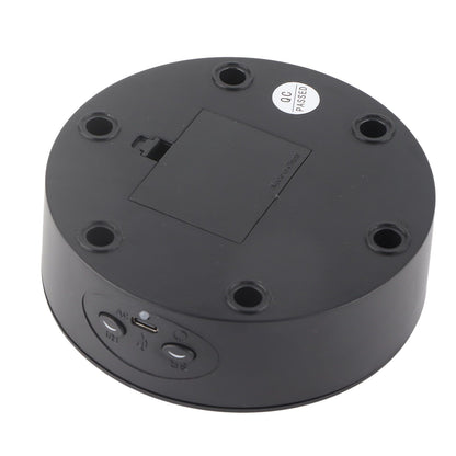 360 Degree Rotating Display Stand Maximum Load 6.6lb Electric Rotating Turntable for Wine Bottles Cosmetics V1294-YM0523-3115220017411