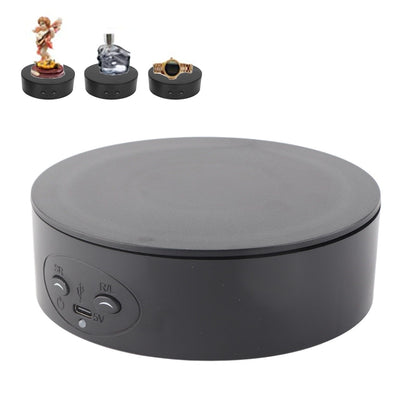 360 Degree Rotating Display Stand Maximum Load 6.6lb Electric Rotating Turntable for Wine Bottles Cosmetics V1294-YM0523-3115220017411