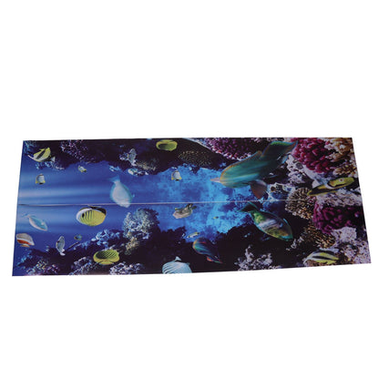 2pcs Door Sticker Underwater World Pattern Frosted Texture Self Adhesive Waterproof 3D Door Poster for Home V1294-YM0523-3115220017711