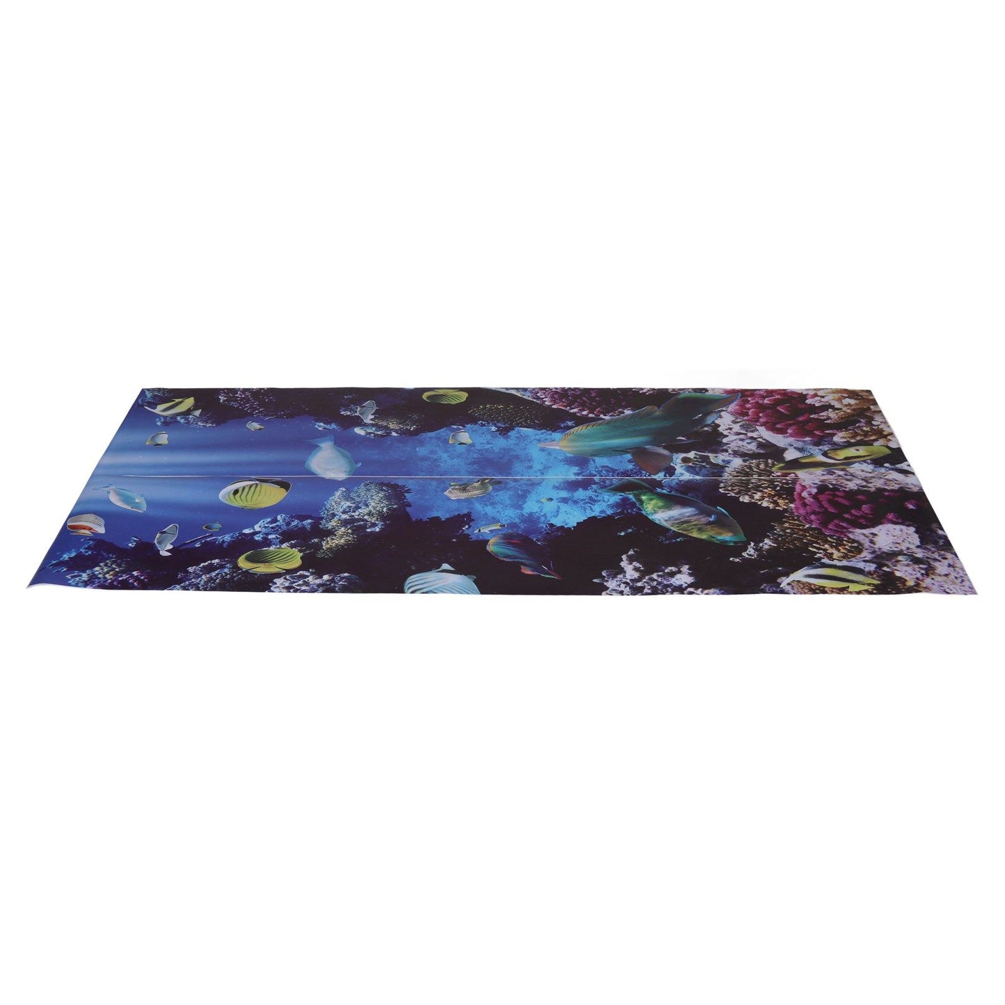 2pcs Door Sticker Underwater World Pattern Frosted Texture Self Adhesive Waterproof 3D Door Poster for Home V1294-YM0523-3115220017711