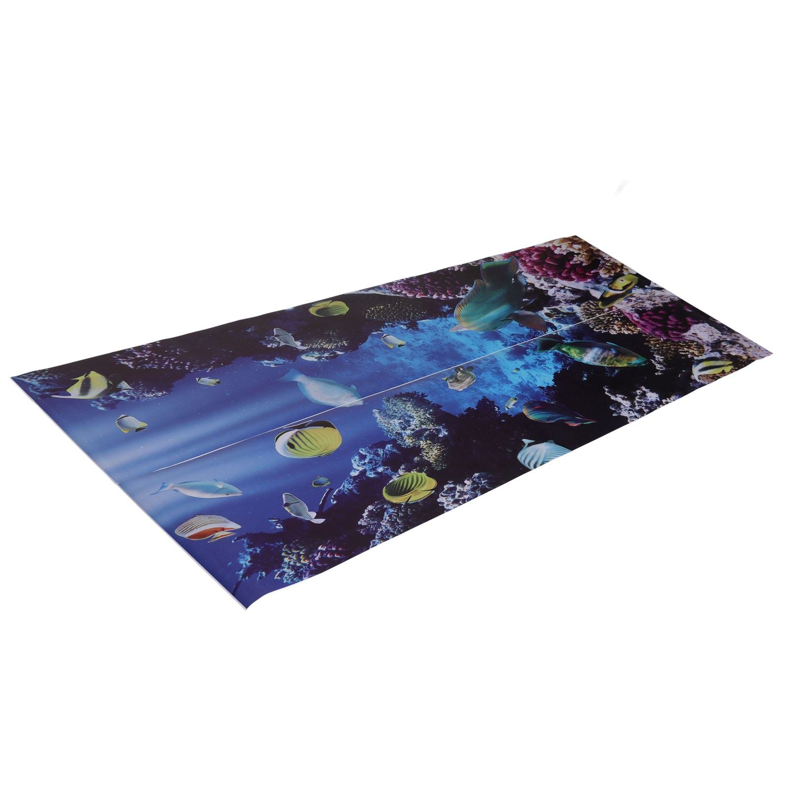 2pcs Door Sticker Underwater World Pattern Frosted Texture Self Adhesive Waterproof 3D Door Poster for Home V1294-YM0523-3115220017711
