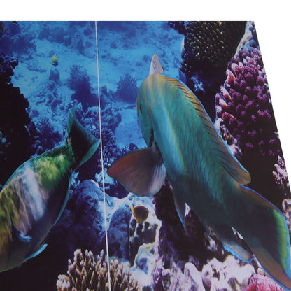 2pcs Door Sticker Underwater World Pattern Frosted Texture Self Adhesive Waterproof 3D Door Poster for Home V1294-YM0523-3115220017711