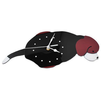 Wall Clock Swing Dog DIY Simple Fashion Silent Frameless Wall Clock With Swing Tail Home Office Decoration V1294-YM0523-3115220018611