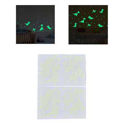 Luminous Wall Sticker Glowing Wall Decals DIY Wall Sticker Bedroom Decorative Sticker for HouseholdDinosaur V1294-YM0523-3115220018819