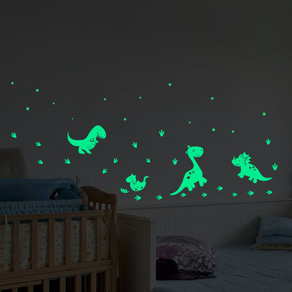 Luminous Wall Sticker Glowing Wall Decals DIY Wall Sticker Bedroom Decorative Sticker for HouseholdDinosaur V1294-YM0523-3115220018819