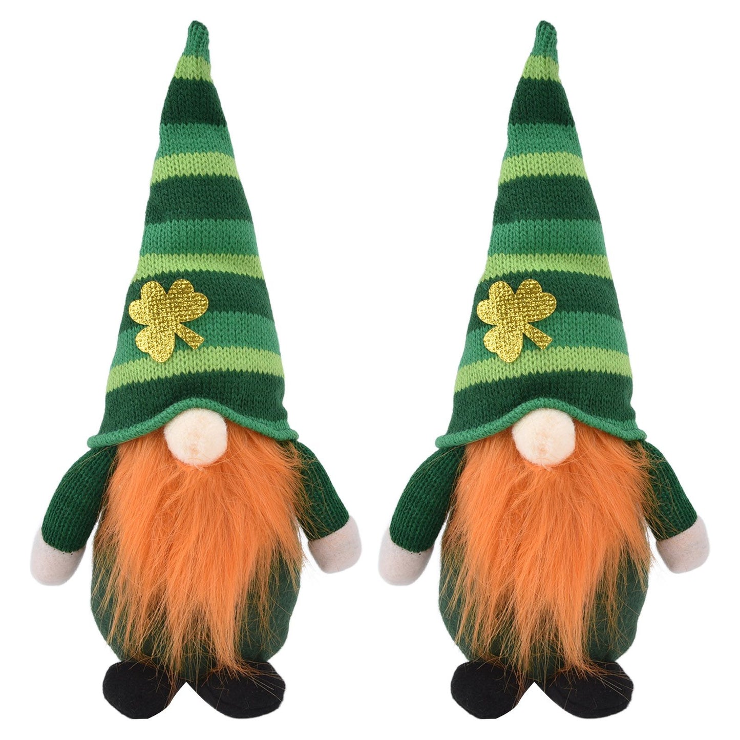 2pcs Gnomes Plush Representing Good Luck Expressing ST Patricks Day Feeling Irish Green Gnome Ornament for V1294-YM0523-3115220019711