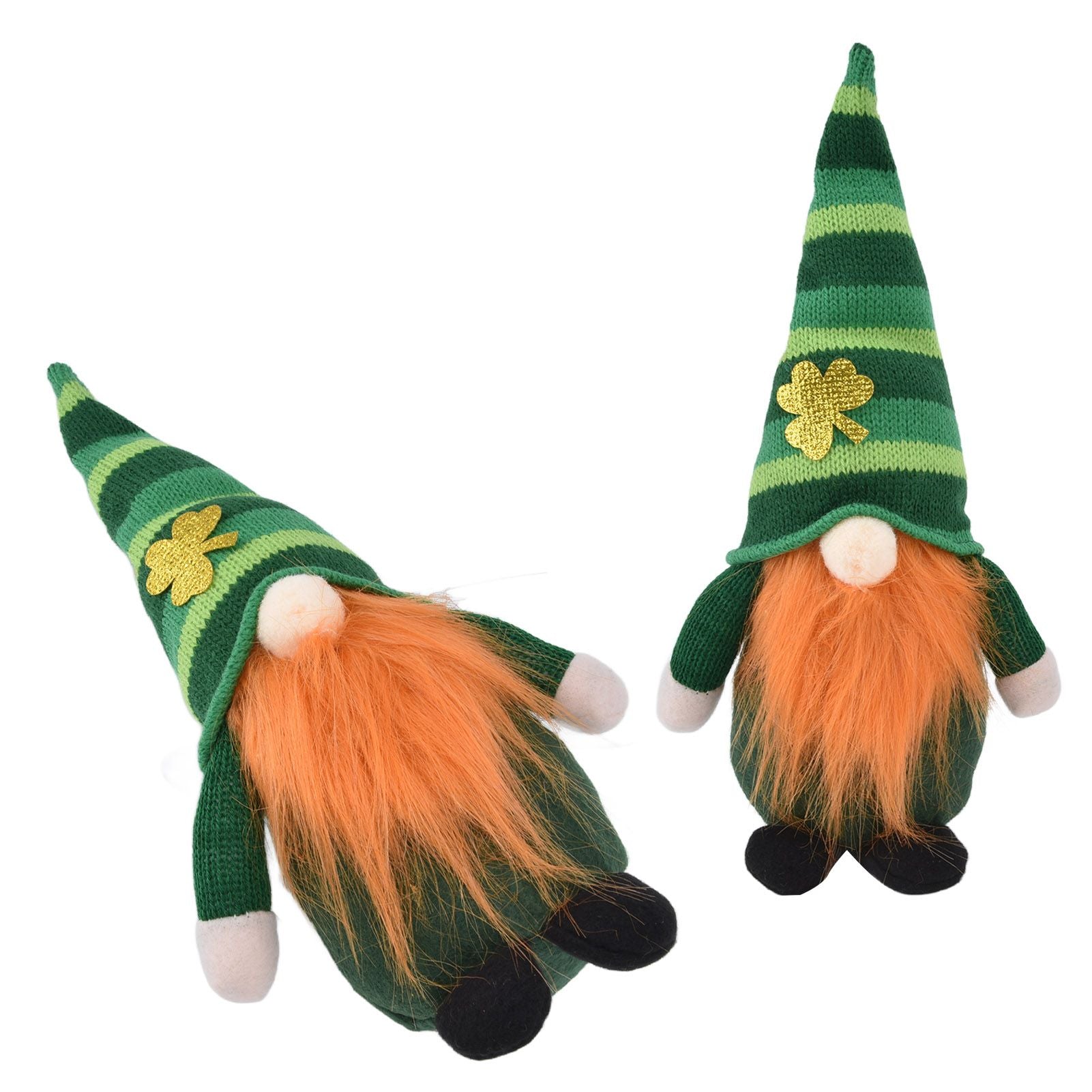 2pcs Gnomes Plush Representing Good Luck Expressing ST Patricks Day Feeling Irish Green Gnome Ornament for V1294-YM0523-3115220019711