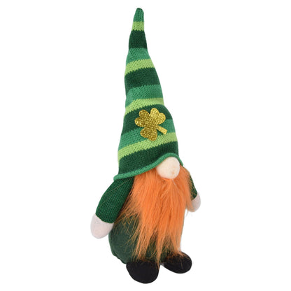 2pcs Gnomes Plush Representing Good Luck Expressing ST Patricks Day Feeling Irish Green Gnome Ornament for V1294-YM0523-3115220019711