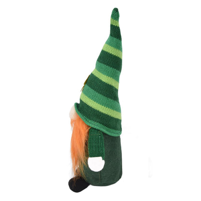 2pcs Gnomes Plush Representing Good Luck Expressing ST Patricks Day Feeling Irish Green Gnome Ornament for V1294-YM0523-3115220019711